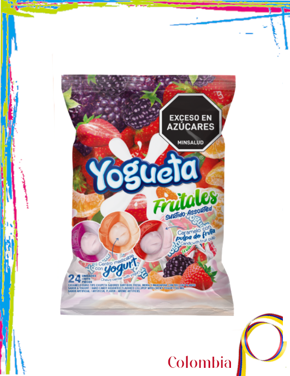 Paleta de Yogurt Yogueta Colombiana - 24und (Copia)