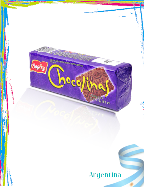 Galletas Argentinas Chocolinas Bagley 170gr