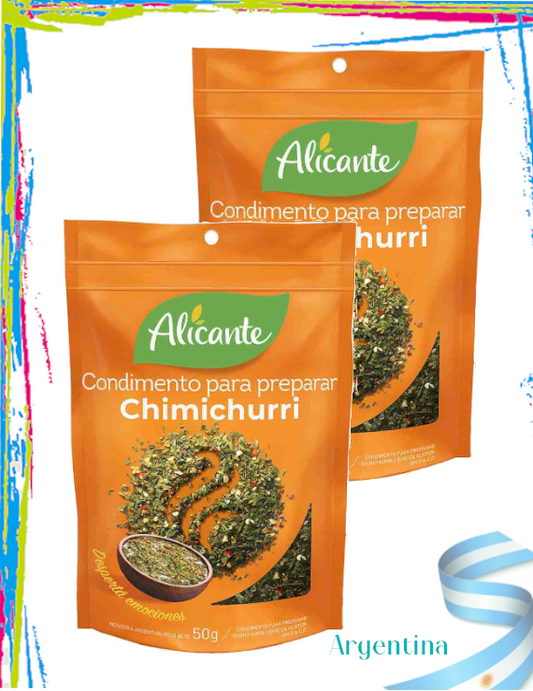 Condimento Argentino Alicante Chimichurri - 2 x 50gr c/u