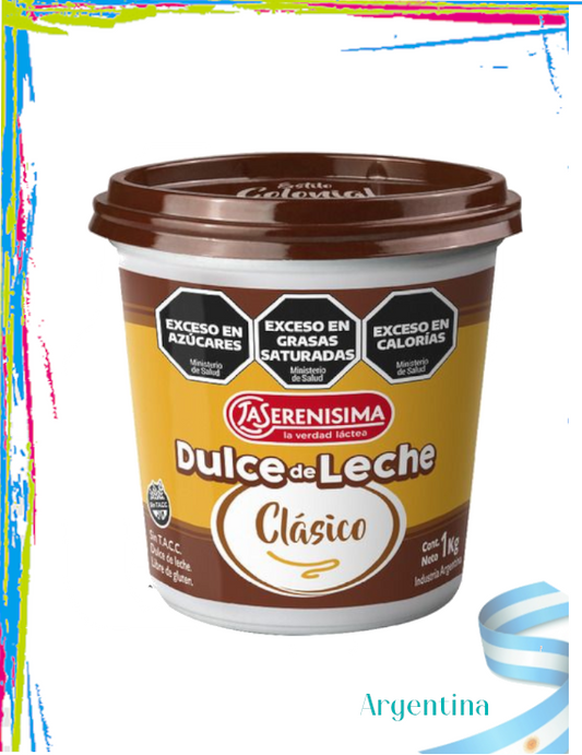 Dulce de Leche Argentino La Serenisima Clásico 1Kg