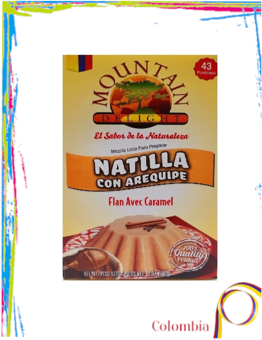 Mezcla Para Preparar Natilla De Arequipe Colombiana 680gr