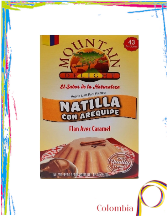 Mezcla Para Preparar Natilla De Arequipe Colombiana 680gr