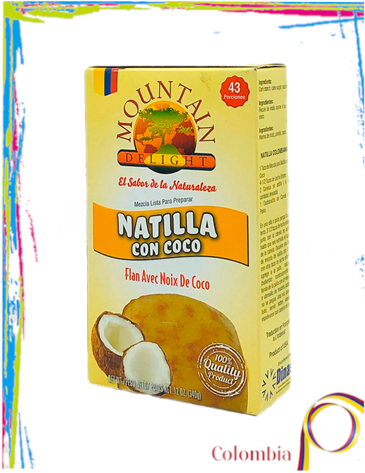 Mezcla Para Preparar Natilla De Coco Colombiana 340gr