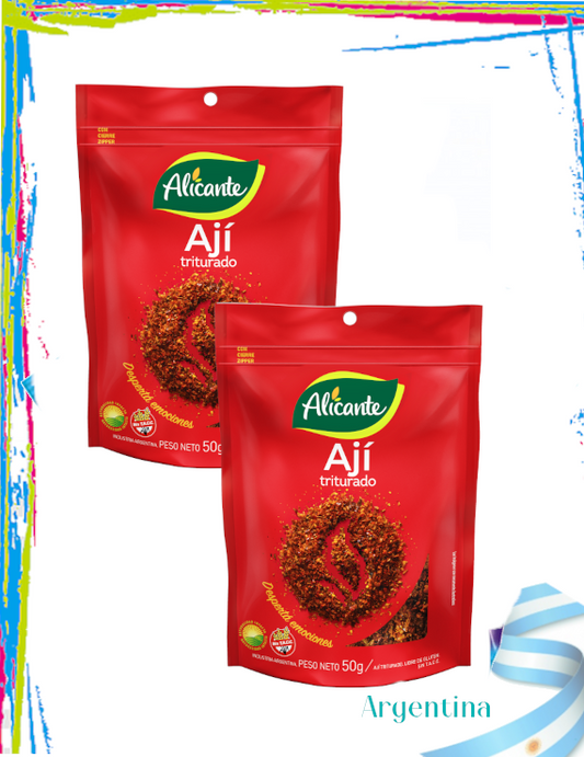Condimento Argentino Alicante Ají- 2 x 50gr c/u