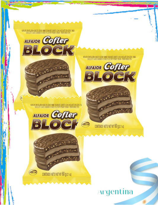 Alfajores Argentinos Cofler Block - Pack 3 und