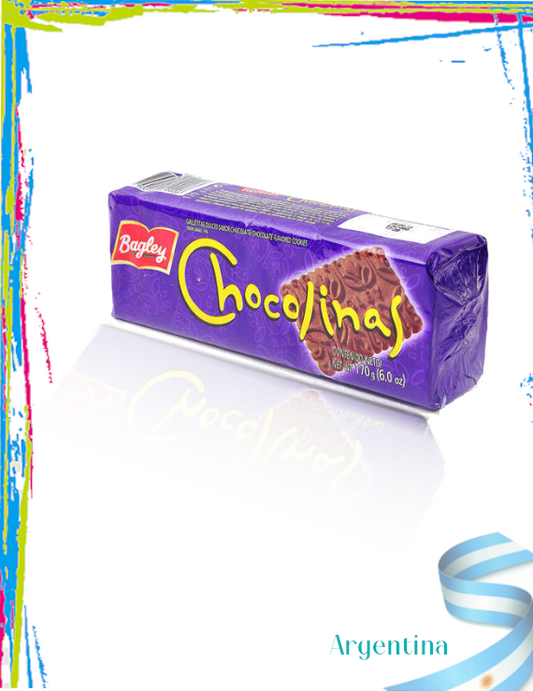 Galletas Argentinas Chocolinas Bagley 170gr