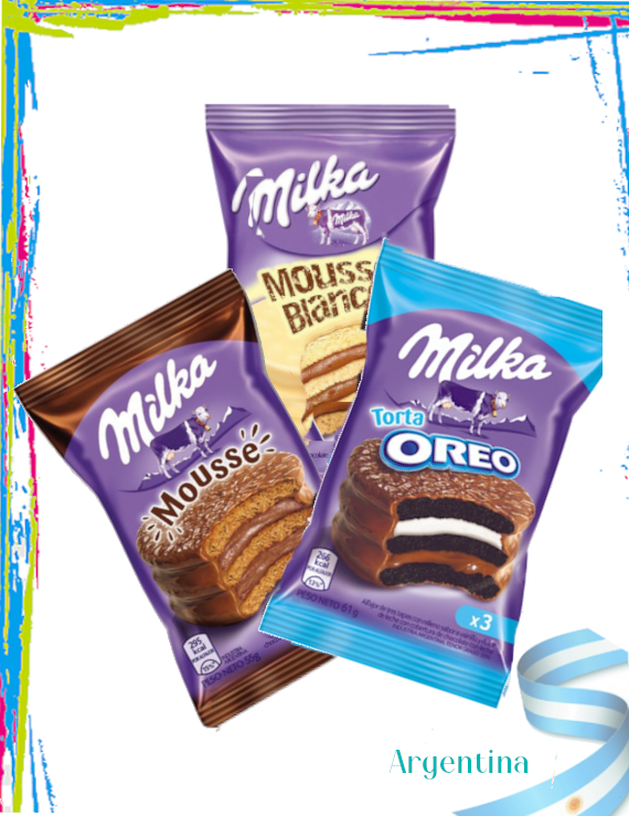Alfajores Argentinos Milka - Pack Variado 3und